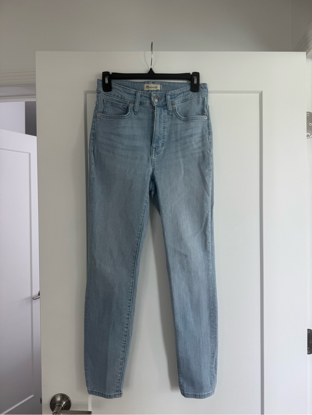 Madewell Light Wash Curvy High-Rise Skinny Jeans